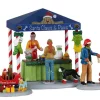 23606 - Santa Claws & Paws, Set Of 3 - Lemax Table Pieces