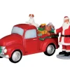 53219 - Santa's Truck, Set Of 2 - Lemax Christmas Village Table Pieces