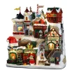 25925 - Santa's Village, Battery-Operated (4.5-Volt) - Lemax Facades