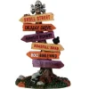 64054 - Scary Road Signs - Lemax Spooky Town Accessories
