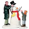 52352 - Sharp-Dressed Snowman, Set Of 2 - Lemax Christmas Figurines