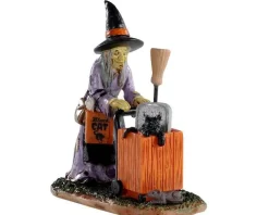 02911 - Shopping For Halloween - Lemax Spooky Town Figurines