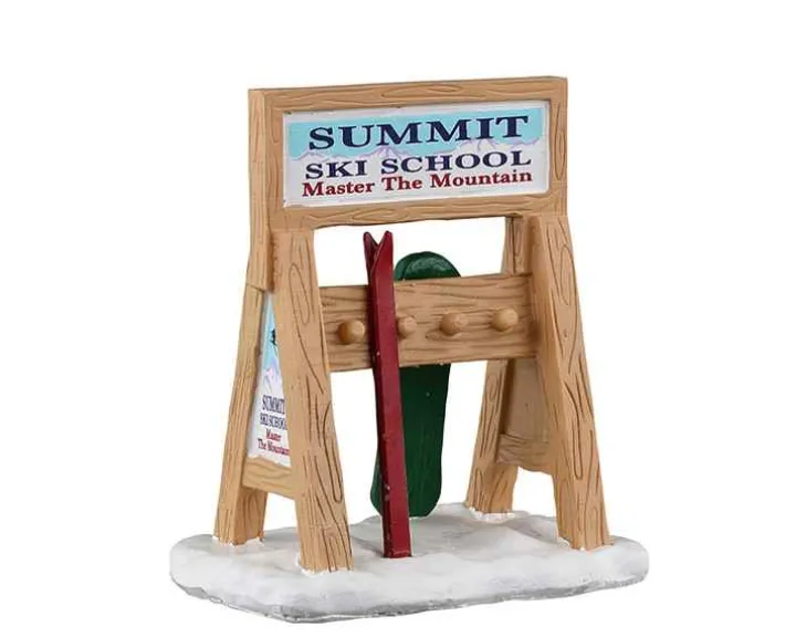 34097 - Ski Rack Sign - Lemax Misc. Accessories