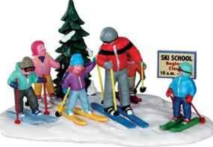 33018 - Ski School - Lemax Christmas Village Table Pieces
