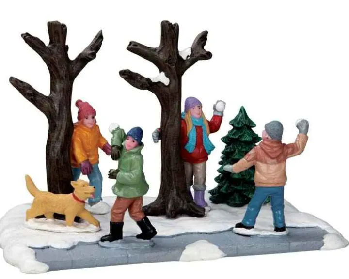 53216 - Snowball Ambush - Lemax Christmas Village Table Pieces