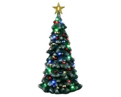 34102 - Snowy Christmas Tree, Battery-Operated (4.5-Volt) - Lemax Trees