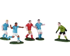 02962 - Soccer Practice, Set Of 5 - Lemax Figurines