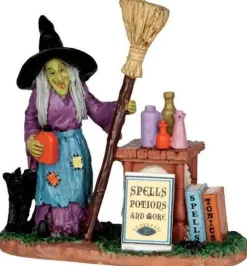 42213 - Spells, Potions & More - Lemax Spooky Town Halloween Village Figurines