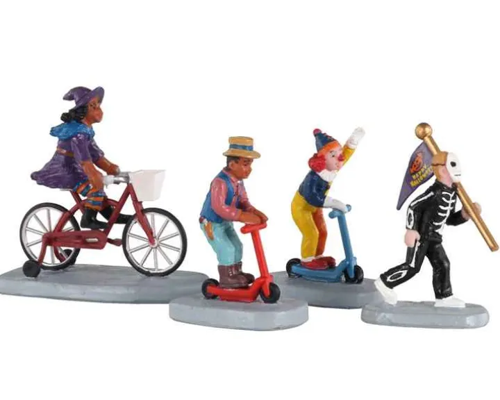 12001 - Spooky Celebration, Set Of 4 - Lemax Spooky Town Figurines