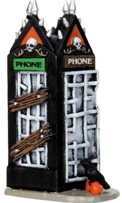 44739 - Spooky Phone Booth - Lemax Spooky Town Halloween Village Accessories