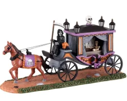 13551 - Spooky Victorian Hearse - Lemax Spooky Town Halloween Village Accessories