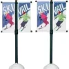 24496 - Street Pole Banner, Set Of 2 - Lemax Christmas Village Misc. Accessories