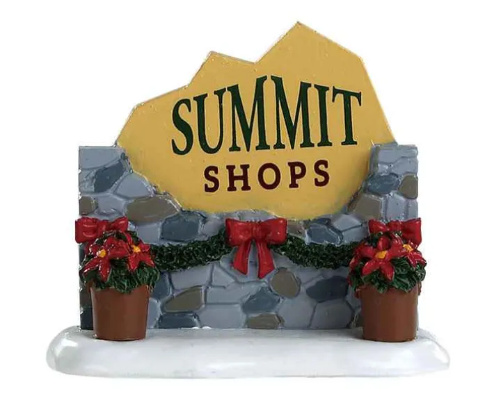 84364 - Summit Sign - Lemax Misc. Accessories