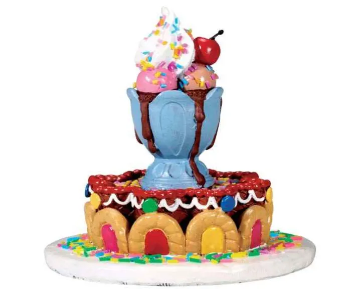 73292 - Sundae Fountain - Lemax Sugar N Spice Accessories