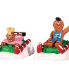 62468 - Sweet Sledding, Set Of 2 - Lemax Sugar N Spice Figurines