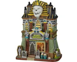 25850 - That's A Wrap Mummy Mortuary - Lemax Spooky Town Halloween Village Houses & Buildings