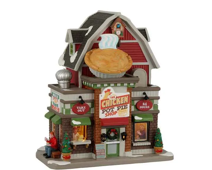 25932 - The Chicken Pot Pie Shop - Lemax Harvest Crossing Christmas Village Houses & Buildings