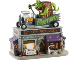 05611 - The Creature's Custom Hot Rod Shop - Lemax Spooky Town Houses