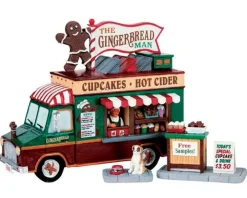 63278 - The Gingerbread Man, Set Of 3 - Lemax Sugar N Spice Accessories