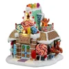 25950 - The Lollipop Shop, Battery-Operated (4.5-Volt) - Lemax Sugar N Spice Houses