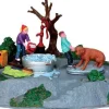 44770 - Time For A Scrub, Battery-Operated (4.5V) - Lemax Christmas Village Table Pieces