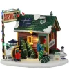 25901 - Tiny House Tree Lot, Battery-Operated (4.5-Volt) - Lemax Vail Village Christmas Houses & Buildings