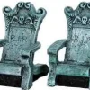 34615 - Tombstone Chairs, Set Of 2 - Lemax Spooky Town Halloween Village Accessories