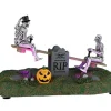 24932 - Tombstone See-Saw, Battery-Operated (4.5-Volt) - Lemax Spooky Town Halloween Village Accessories