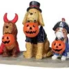 12887 - Trick Or Dog Treats - Lemax Spooky Town Halloween Village Figurines
