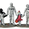 62423 - Trick Or Treating With Mummy And Deady, Set/2 - Lemax Spooky Town Figurines