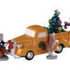 93444 - Trimming The Truck, Set Of 4 - Lemax Table Pieces