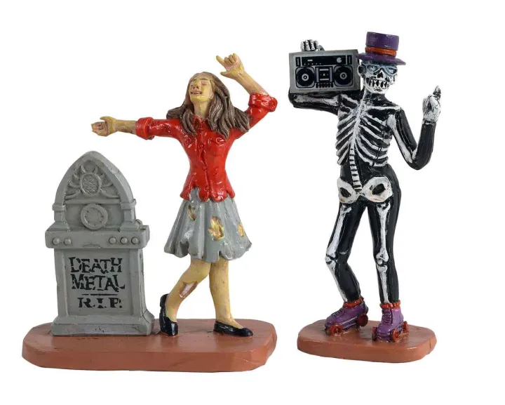 12013 - Undead Groove, Set Of 2 - Lemax Spooky Town Figurines