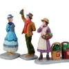 22116 - Under The Mistletoe, Set Of 3 - Lemax Christmas Village Figurines