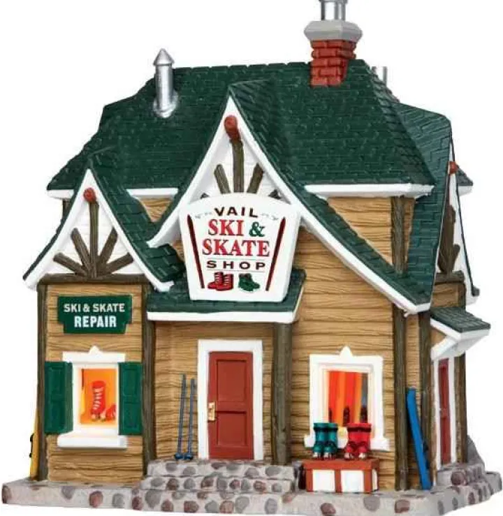 45692 - Vail Ski & Skate Shop - Lemax Vail Village Christmas Houses & Buildings