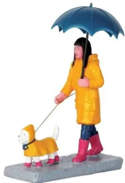 62448 - Walking In The Rain - Lemax Figurines