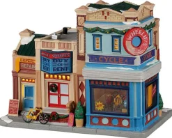 25891 - Wheelie's Cycle And Skate Shop - Lemax Caddington Village Christmas Houses & Buildings