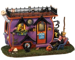 34066 - Witch Vanlife, Battery-Operated (4.5-Volt) - Lemax Spooky Town Accessories