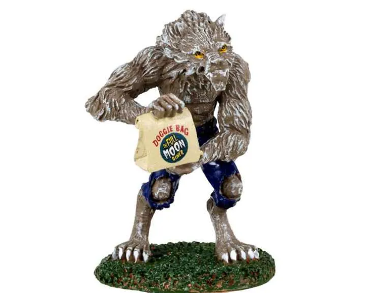 32200 - Wolfie Eats Out - Lemax Spooky Town Figurines