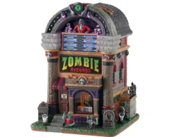 15726 - Zombie Records, With 4.5V Adaptor (Aa) - Lemax Spooky Town Houses