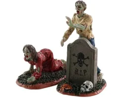 82567 - Zombies, Set Of 2 - Lemax Spooky Town Figurines