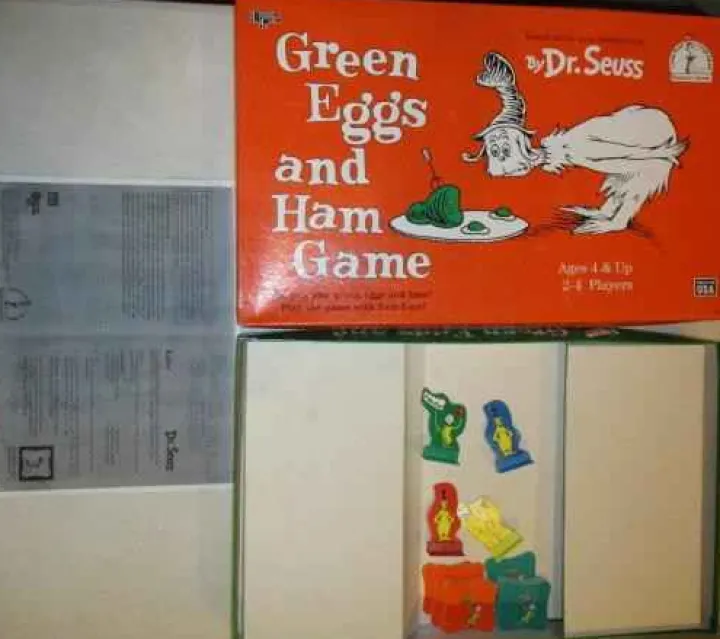 Green Eggs & Ham - Xeroxed Instructions - University Games