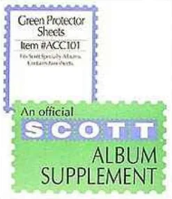 Green Protector Sheets For 2-Square Post Specialty Binder