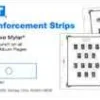 Square Hole Page Reinforcement Mylar